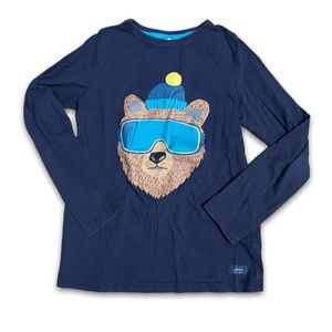 Joules long sleeve bear tee size 9-10